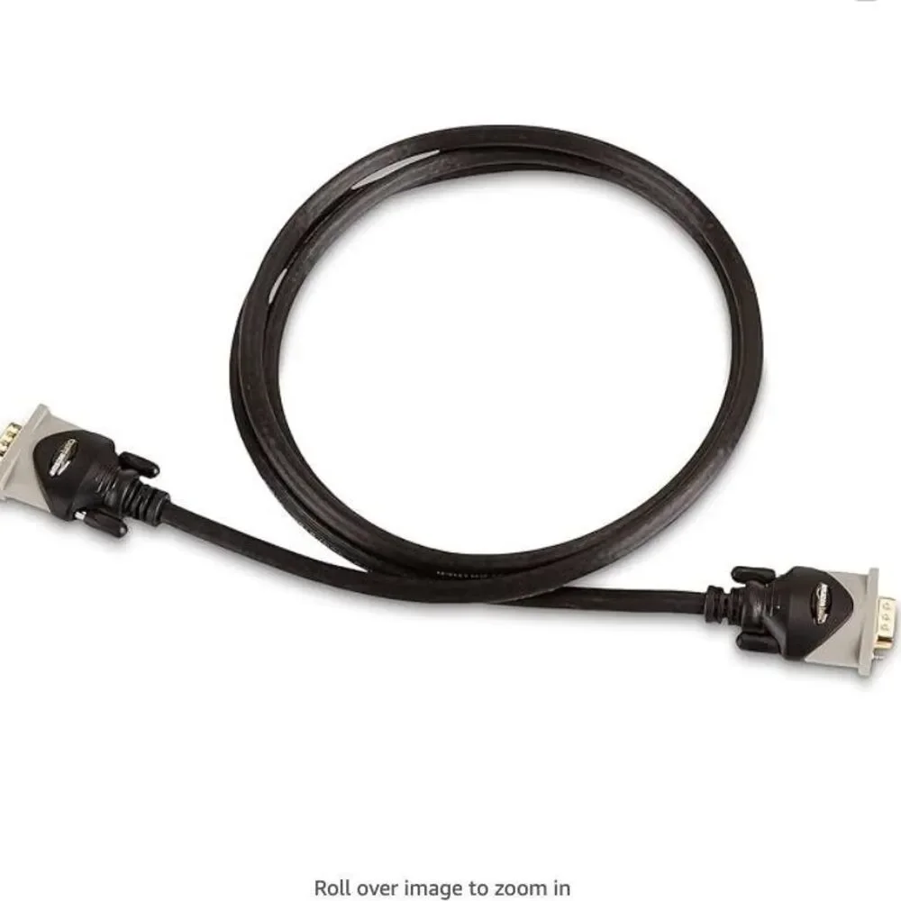NWT Amazon Basics VGA to VGA PC Computer Monitor Cable, 10 Feet (3 Meters)